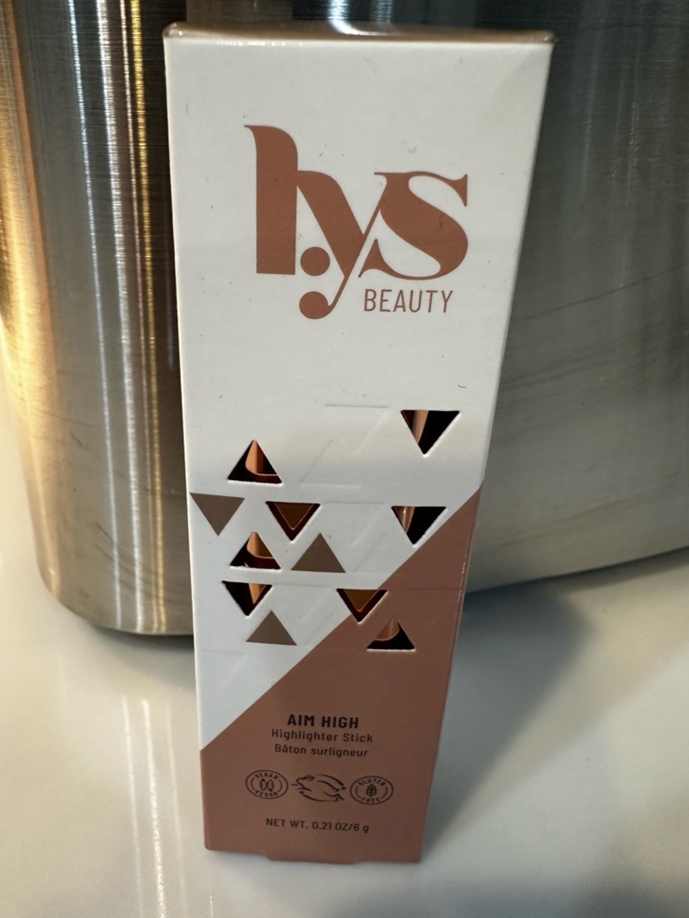 LYS Beauty Aim High Genuine Highlighter Stick - Rose Gold